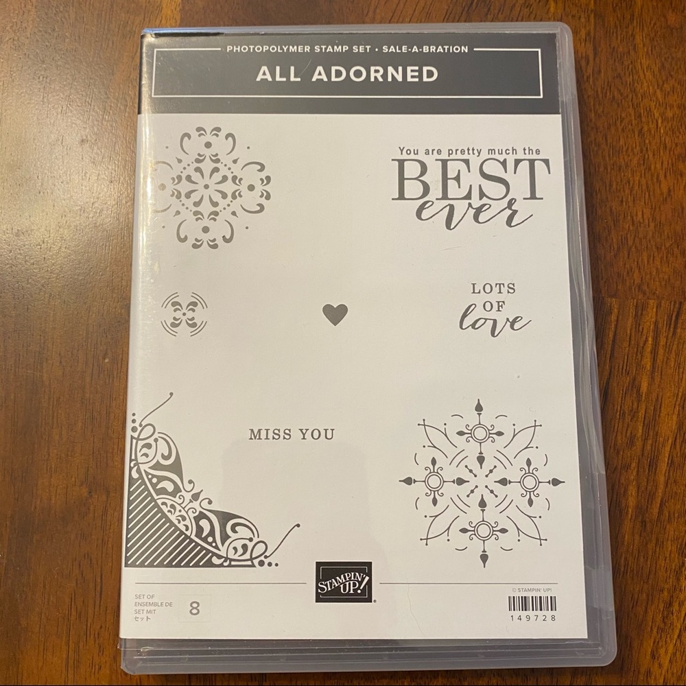 Stampin Up All Adorned Stamp Set